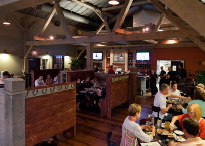 Eating at the Turkey Hill Brewery